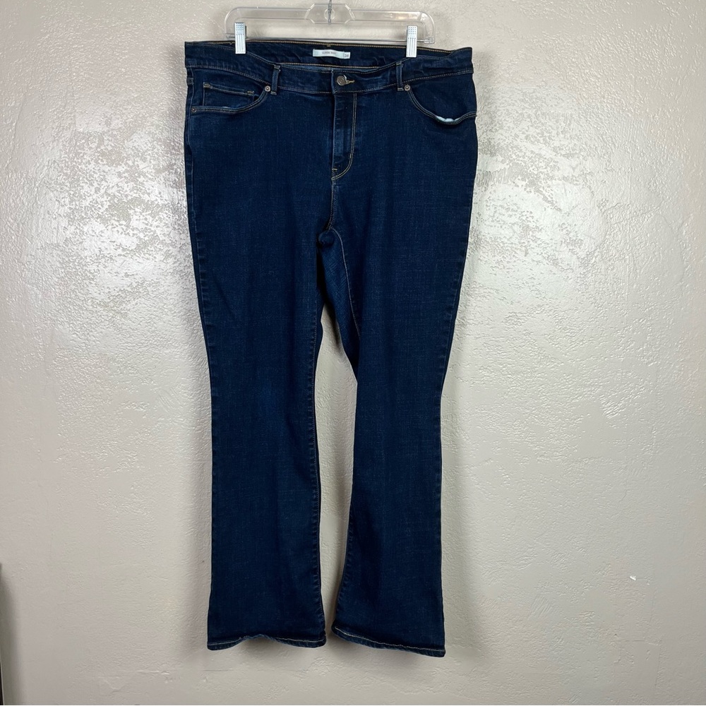 Levi's Classic Bootcut Jeans Womens 34 Dark Wash Mid Rise Cowgirl Rodeo American